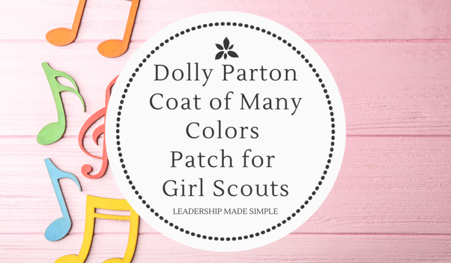 Dolly Parton Coat of Many Colors Patch for Girl Scouts