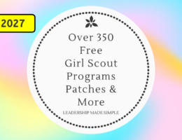 Over 350 Free Girl Scout Programs, Patches, and More